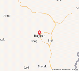 Map of Başkale, Van