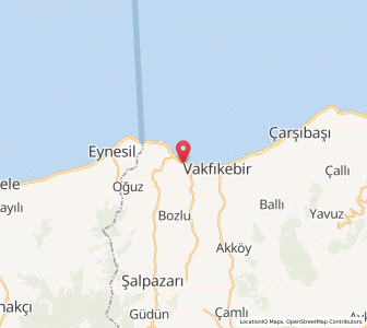 Map of Beşikdüzü, Trabzon