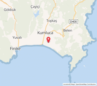 Map of Beykonak, Antalya