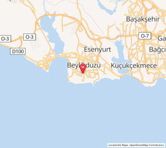 Map of Beylikdüzü, Istanbul