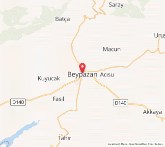 Map of Beypazarı, Ankara