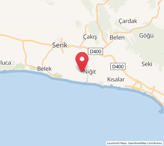 Map of Boğazkent, Antalya
