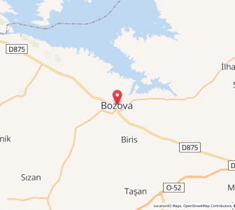 Map of Bozova, Şanlıurfa