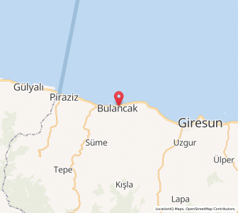 Map of Bulancak, Giresun