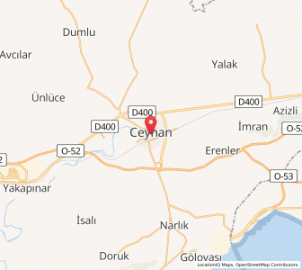 Map of Ceyhan, Adana