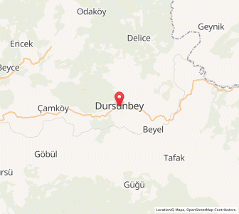 Map of Dursunbey, Balıkesir