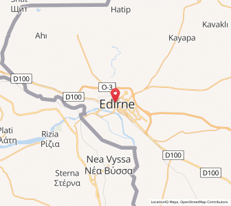 Map of Édirne, Edirne
