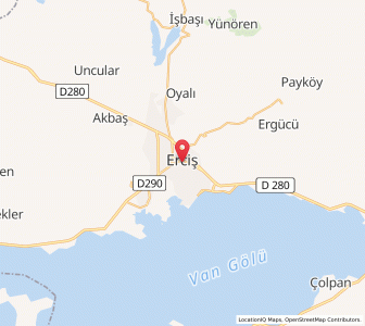 Map of Erciş, Van