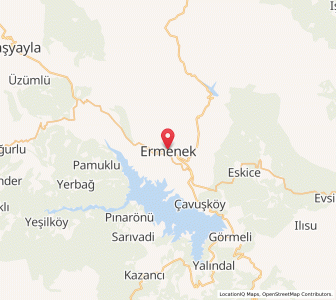 Map of Ermenek, Karaman
