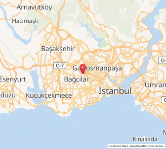 Map of Esenler, Istanbul