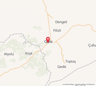 Map of Göle, Ardahan