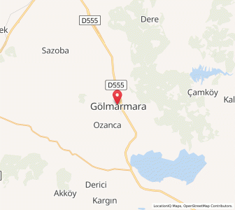 Map of Gölmarmara, Manisa