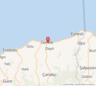 Map of Görele, Giresun