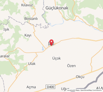 Map of İdil, Şırnak