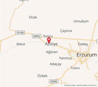 Map of Ilıca, Erzurum