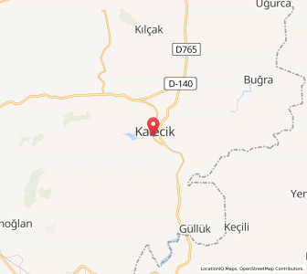 Map of Kalecik, Ankara