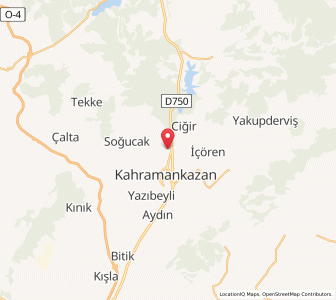 Map of Kazan, Ankara