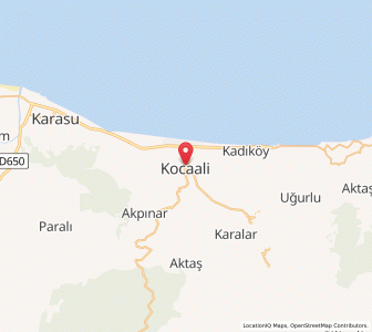 Map of Kocaali, Sakarya