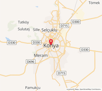 Map of Konya, Konya