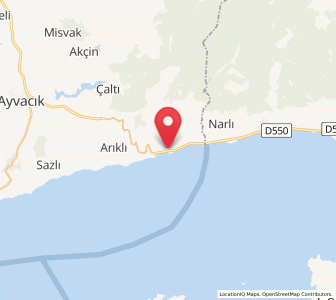Map of Küçükkuyu, Canakkale