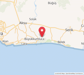 Map of Kumköy, Antalya