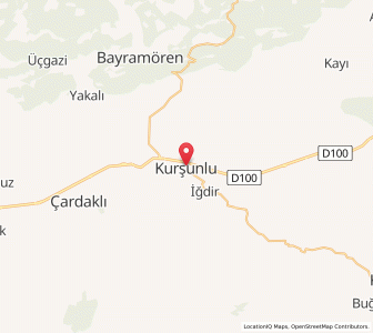 Map of Kurşunlu, Çankırı