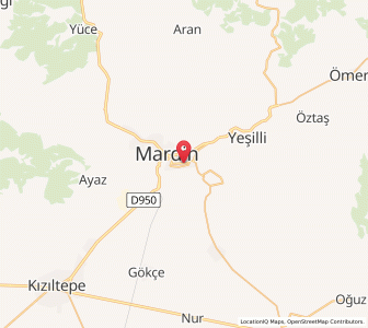 Map of Mardin, Mardin
