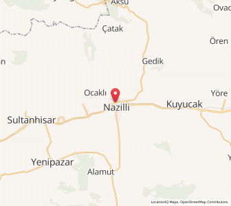 Map of Nazilli, Aydın