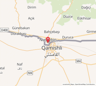 Map of Nusaybin, Mardin