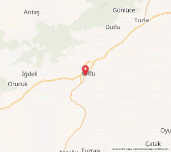 Map of Oltu, Erzurum