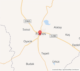 Map of Patnos, Ağrı