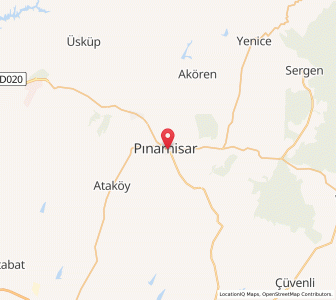 Map of Pınarhisar, Kırklareli