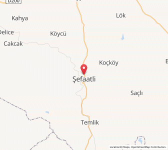 Map of Şefaatlı, Yozgat