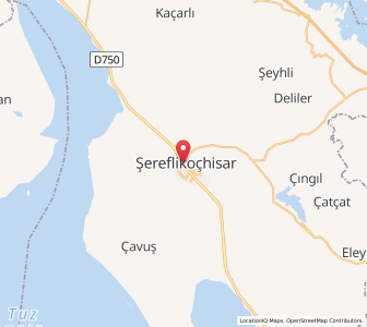 Map of Şereflikoçhisar, Ankara