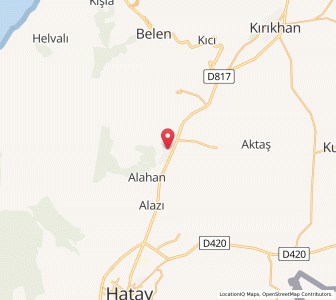 Map of Serinyol, Hatay