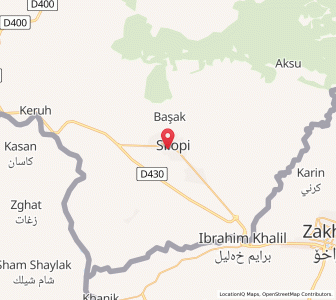 Map of Silopi, Şırnak