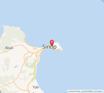 Map of Sinop, Sinop