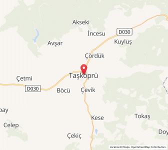 Map of Taşköprü, Kastamonu