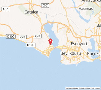 Map of Tepecik, Istanbul