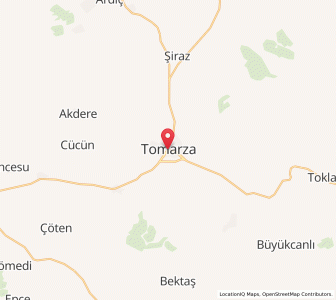 Map of Tomarza, Kayseri