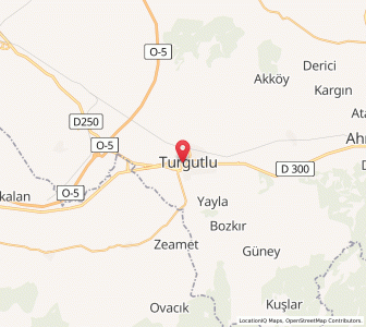 Map of Turgutlu, Manisa