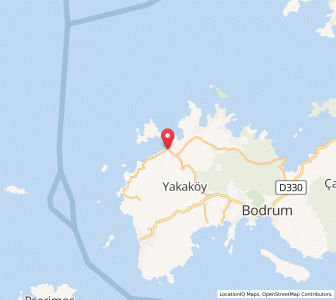 Map of Yalıkavak, Muğla