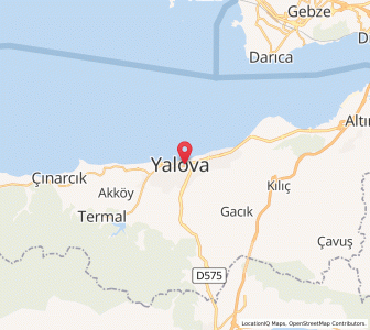 Map of Yalova, Yalova