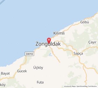 Map of Zonguldak, Zonguldak