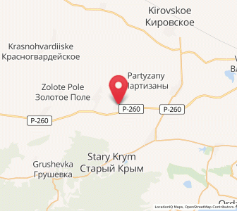 Map of Abrikosovka, Crimea