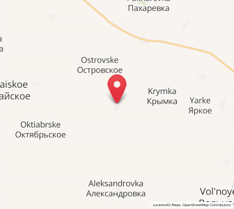 Map of Abrikosovo, Crimea
