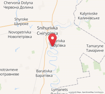 Map of Afanassiïvka, Mykolaiv
