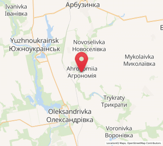 Map of Ahronomiïa, Mykolaiv