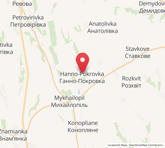 Map of Hanno-Pokrovka, Odessa
