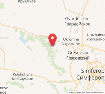 Map of Arkadyevka, Crimea